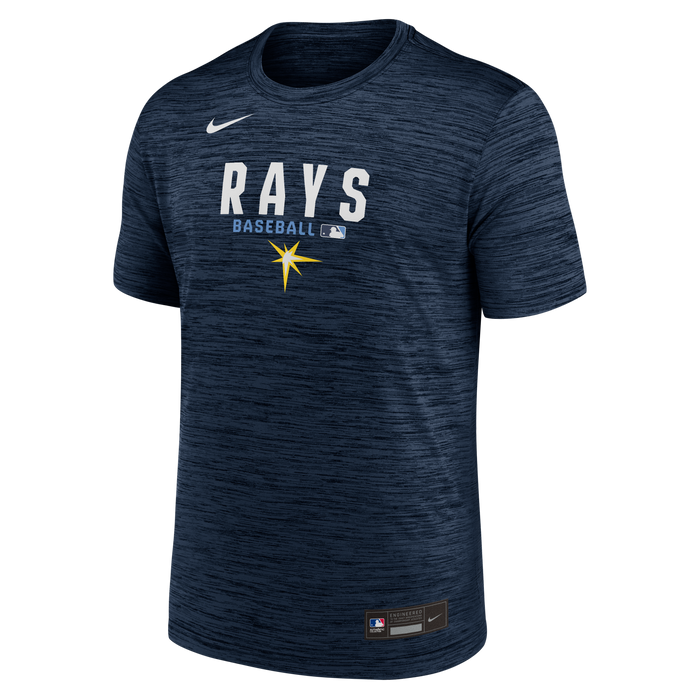 Rays Men's Nike Navy 2026 Authentic Collection Velocity Dri Fit T-Shirt
