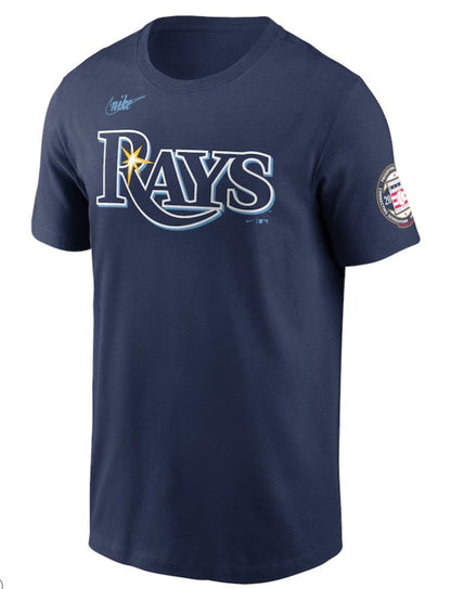 Rays Men's Nike Navy McGriff Player Tee