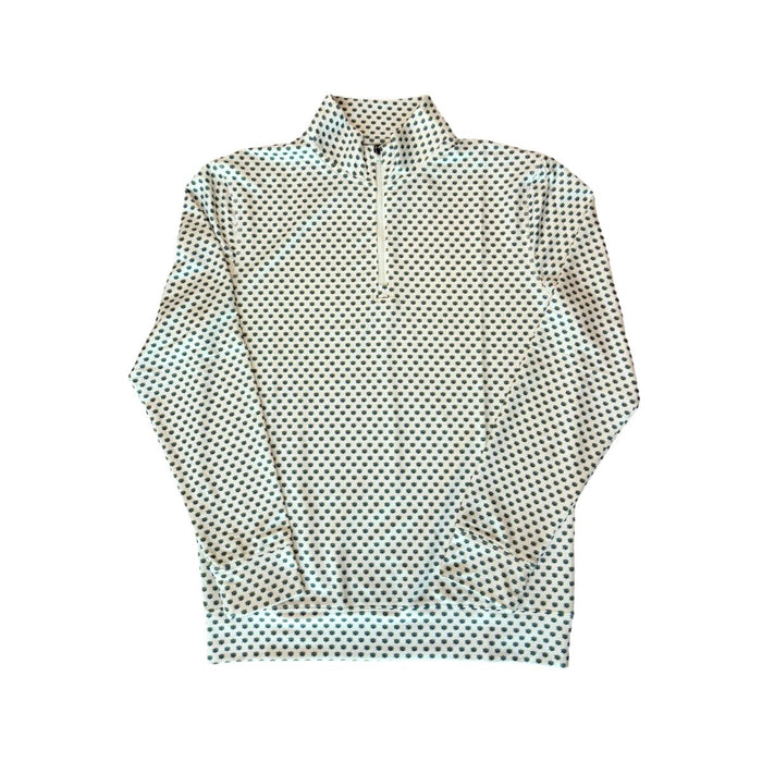 Rays Men's Onward Reserve Coop Gradient Logo All Over Half Zip Jacket