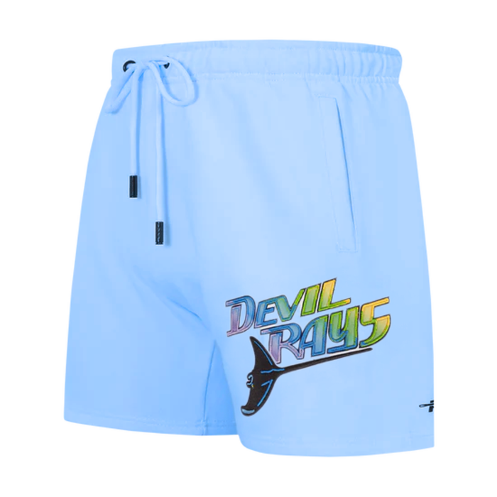 Rays Men's Pro Standard Light Blue Devil Rays Shorts