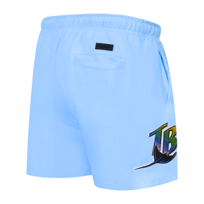 Rays Men's Pro Standard Light Blue Devil Rays Shorts