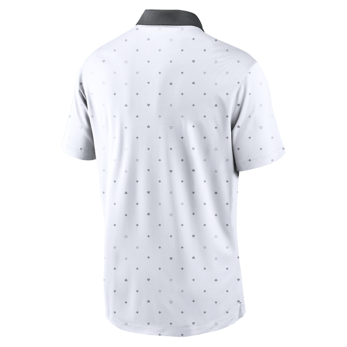 Rays Men's Nike White & Black City Connect Collection Polo Shirt - The Bay Republic | Team Store of the Tampa Bay Rays & Rowdies