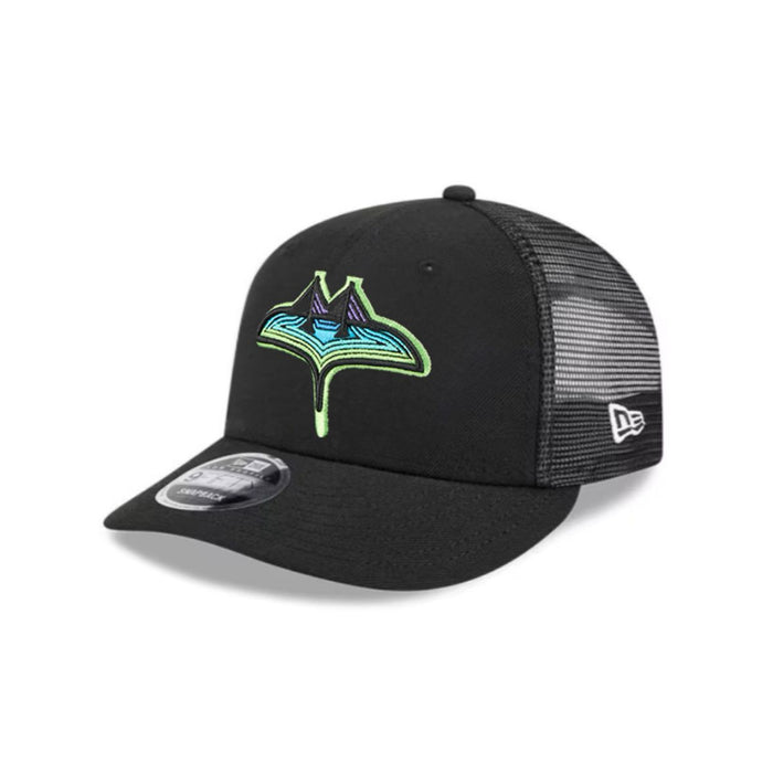 Rays New Era Black City Connect Skyray Low Profile 9Fifty Snapback Hat