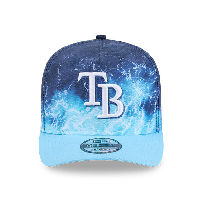 Rays New Era Blue Deep Water 9Fifty A-Frame Adjustable Hat