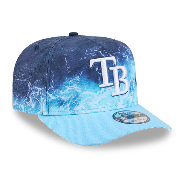 Rays New Era Blue Deep Water 9Fifty A-Frame Adjustable Hat