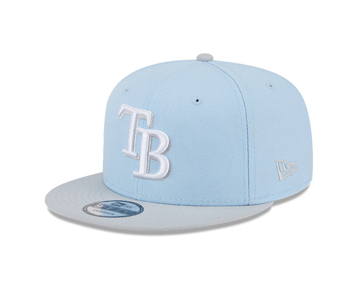 Rays New Era Blue Gray TB 59Fifty Fitted Hat