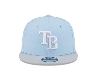 Rays New Era Blue Gray TB 59Fifty Fitted Hat