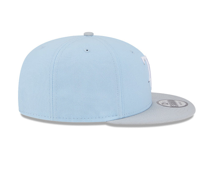 Rays New Era Blue Gray TB 59Fifty Fitted Hat