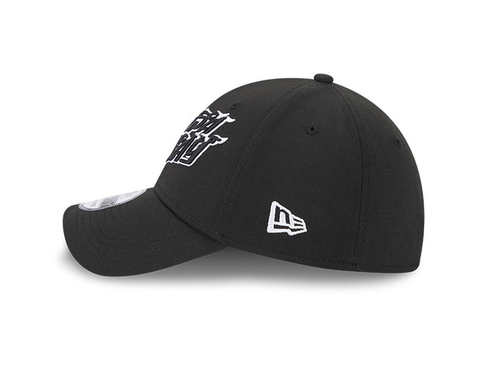 Rays New Era City Connect Black White Flames 39Thirty Flex Fit Hat