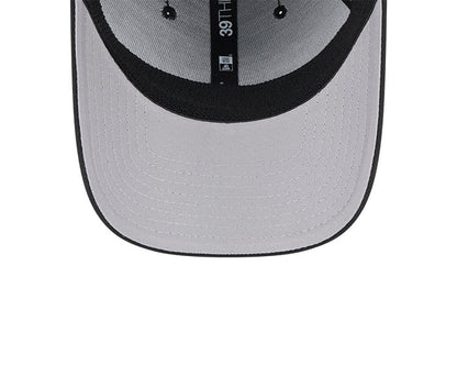 Rays New Era City Connect Black White Flames 39Thirty Flex Fit Hat