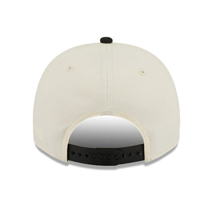 Rays New Era Cream Devil Rays Script A-Frame 9Fifty Adjustable Hat