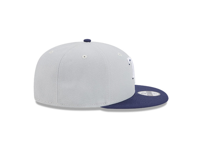 Rays New Era Gray Navy TB 9Fifty Snapback Hat