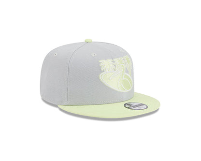 Rays New Era Gray Neon City Connect Pelican 9Fifty Snapback Hat