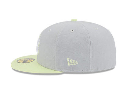 Rays New Era Gray Neon TB 59Fifty Fitted Hat