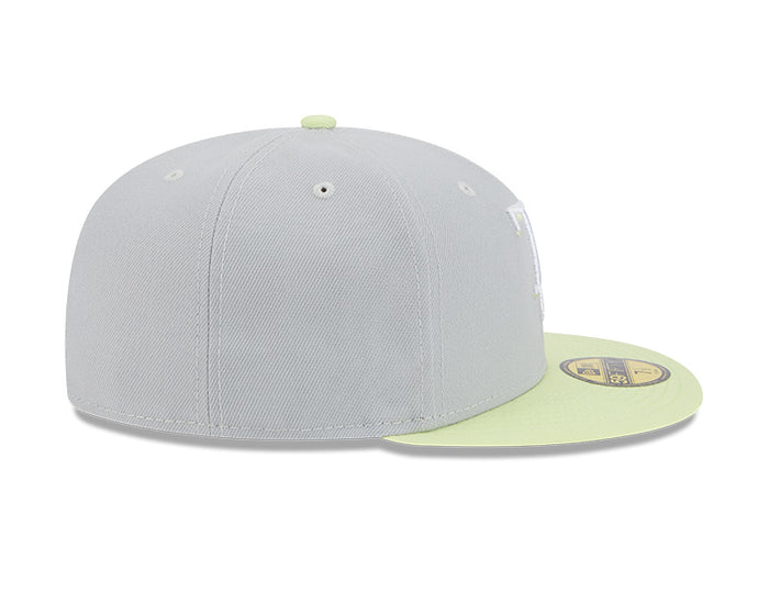 Rays New Era Gray Neon TB 59Fifty Fitted Hat