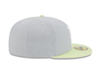 Rays New Era Gray Neon TB 59Fifty Fitted Hat