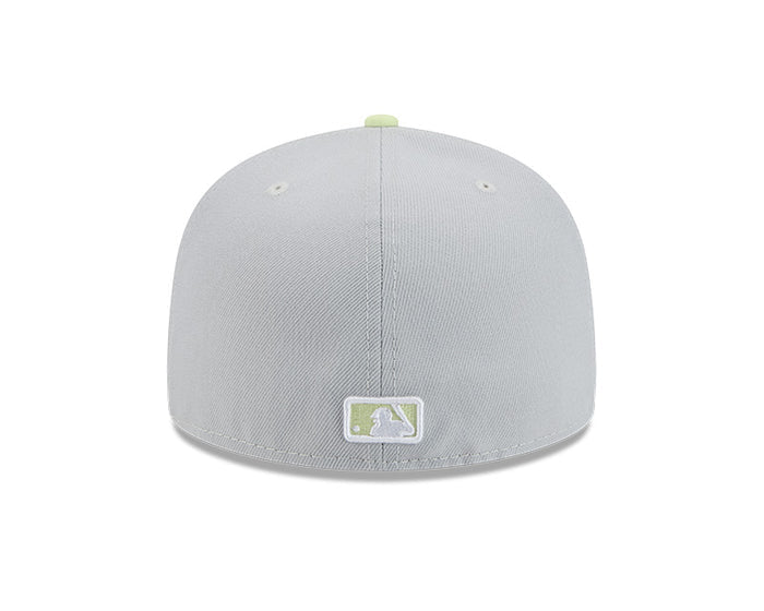 Rays New Era Gray Neon TB 59Fifty Fitted Hat