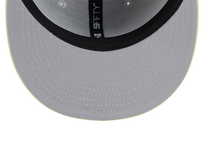 Rays New Era Gray Neon TB 59Fifty Fitted Hat