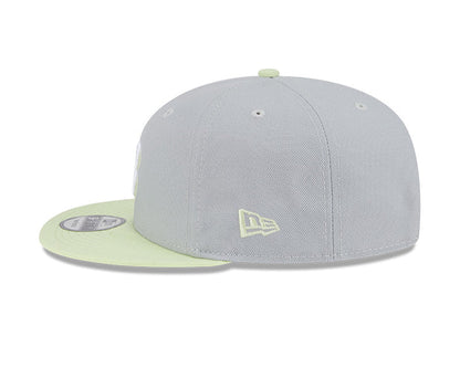 Rays New Era Gray Neon TB 9Fifty Snapback Hat