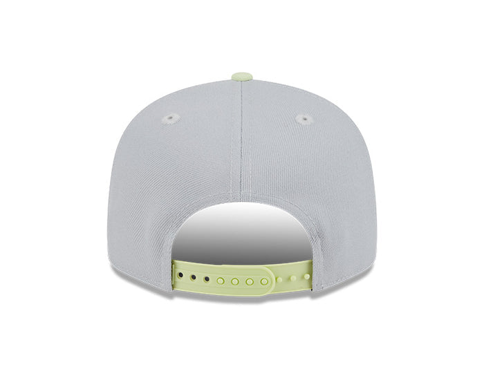 Rays New Era Gray Neon TB 9Fifty Snapback Hat