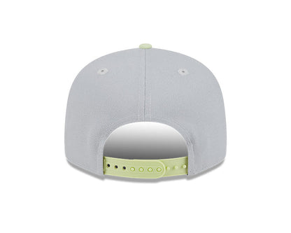 Rays New Era Gray Neon TB 9Fifty Snapback Hat