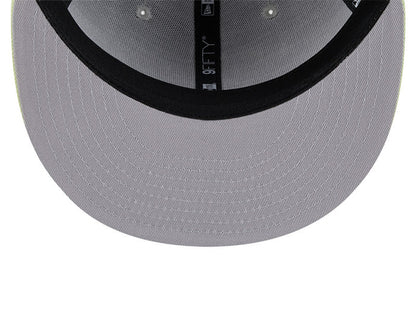 Rays New Era Gray Neon TB 9Fifty Snapback Hat