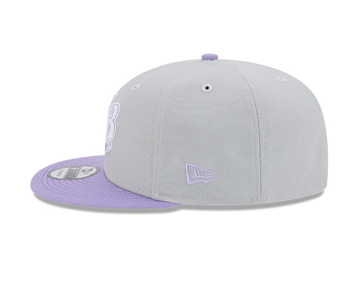 Rays New Era Gray Purple Coop 9Fifty Snapback