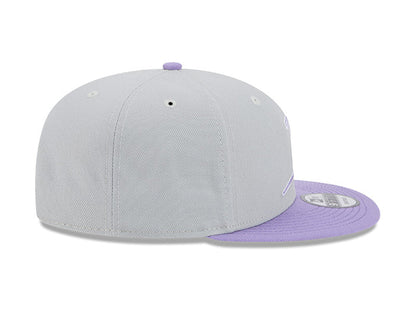 Rays New Era Gray Purple Coop 9Fifty Snapback