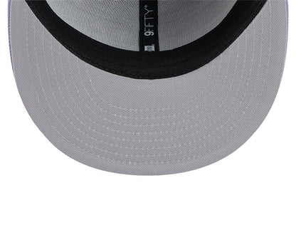 Rays New Era Gray Purple Coop 9Fifty Snapback