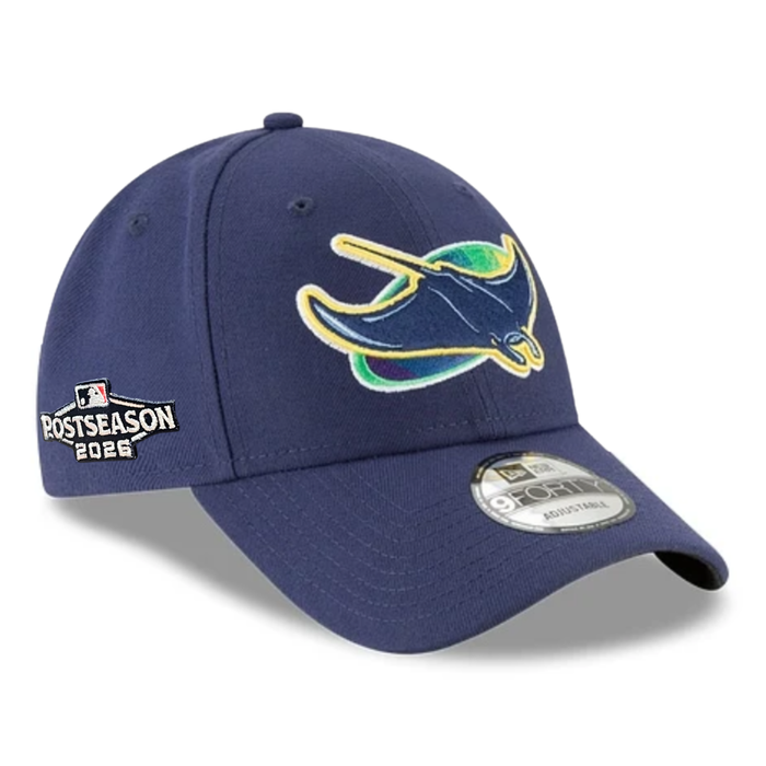 Rays New Era Navy 2026 Postseason Alt 9Forty M-Crown Player Replica Adjustable Hat