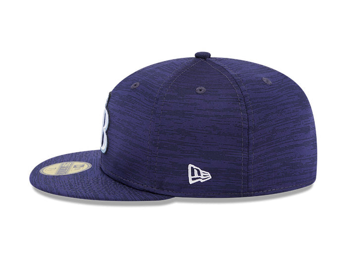 Rays New Era Navy TB Clubhouse 59Fifty Fitted Hat