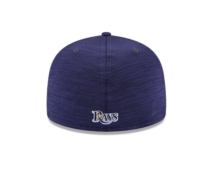 Rays New Era Navy TB Clubhouse 59Fifty Fitted Hat