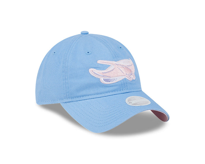 Rays New Era Womens Light Blue Pink Alt 9Twenty Adjustable Hat