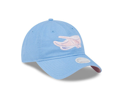 Rays New Era Womens Light Blue Pink Alt 9Twenty Adjustable Hat