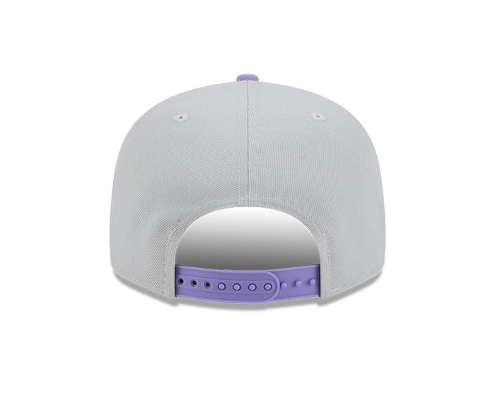 Rays New Era Youth Gray Purple TB 9Fifty Snapback Hat