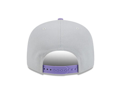 Rays New Era Youth Gray Purple TB 9Fifty Snapback Hat