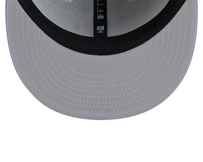 Rays New Era Youth Gray Purple TB 9Fifty Snapback Hat