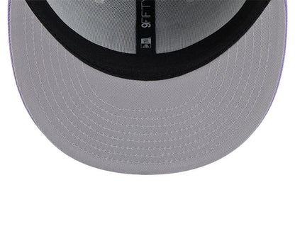 Rays New Era Youth Gray Purple TB 9Fifty Snapback Hat