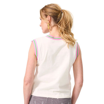 Rays TEREZ Women's Devil Rays Coop Rib Trim Tank Top
