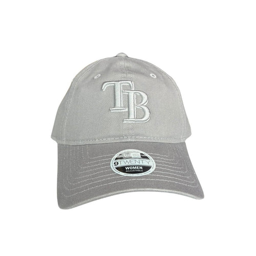Rays Women New Era Gray Color Pack 9Twenty Adjustable Hat