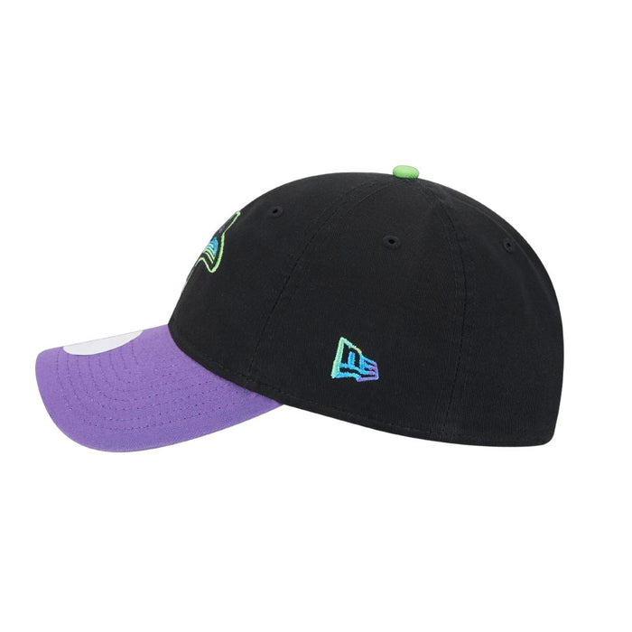Rays Women's New Era Black Purple City Connect 9Twenty Adjustable Hat
