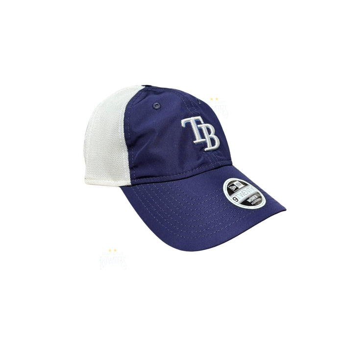 Rays Women's New Era Navy Glitter Mesh 9Twenty Adjustable Hat