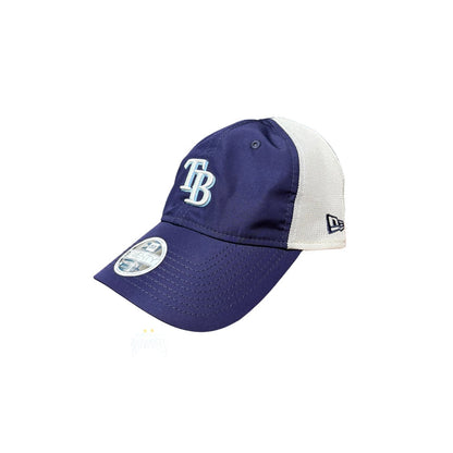 Rays Women's New Era Navy Glitter Mesh 9Twenty Adjustable Hat