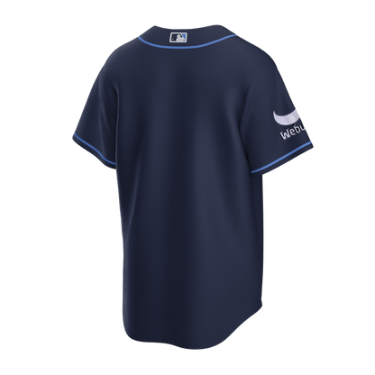 Rays Youth Nike Navy Vapor Limited Jersey