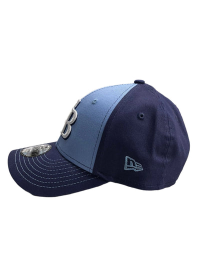 Rays Youth New Era 9Forty Two-Tone Navy Light Blue TB Snapback Adjustable Hat