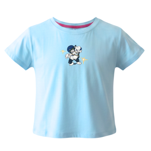 Rays Youth TEREZ Blue DJ Kitty Tee