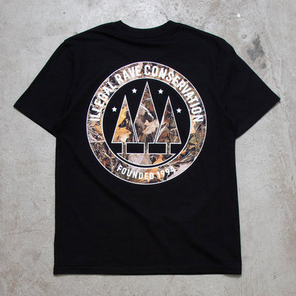 Realtree Illegal Rave Back Print - Tshirt - Black