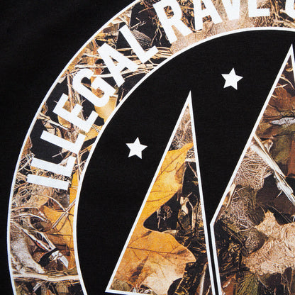 Realtree Illegal Rave Front Print - Sweatshirt - Black