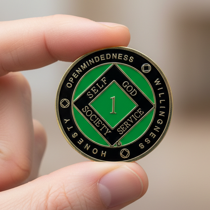 Recovery Medallion - Green