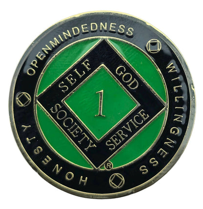 Recovery Medallion - Green